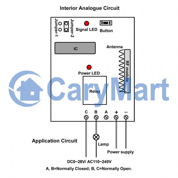 Rf Remote Control Switch Circuit Diagram