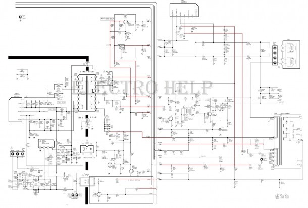 Cl21a551 Samsung Crt Tv â Circuit Diagram â Tda12120h (smd