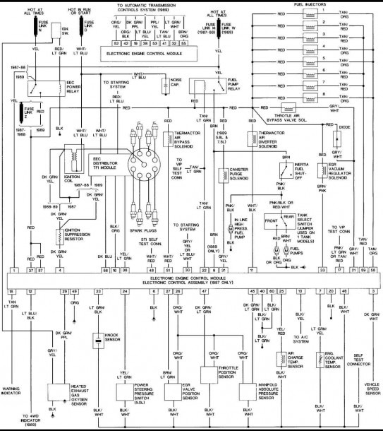 89 Ford F150 Wiring Diagram