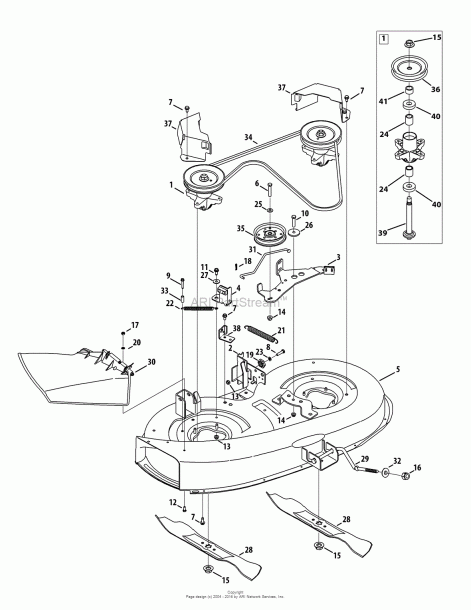 Mtd 38 Mower Deck Diagram