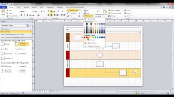 Create A Swim Lane Flowchart In Visio | Best Diagram Collection