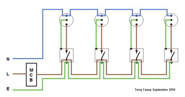 Lighting Ring Main Wiring Diagram