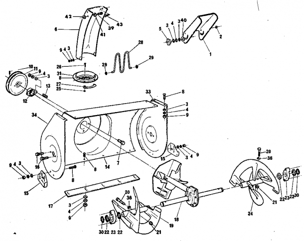 Craftsman Snowblower Parts Diagram