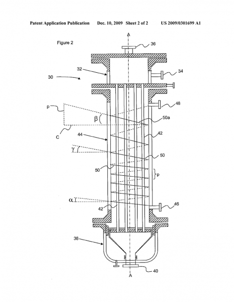 Vertical Combined Feed Effluent Heat Exchanger With Variable