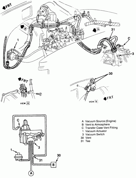 2001 Chevy Silverado Heater Hose Diagram