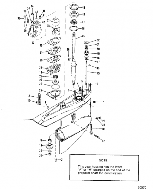 Mercruiser Alpha One Lower Unit Diagram