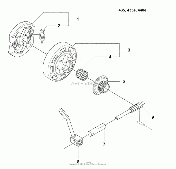 Husqvarna 440 Chainsaw Parts Diagram