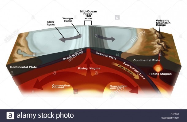 Convergent Boundary Diagram