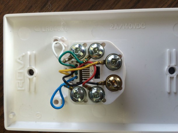 Network Wall Socket Wiring Diagram