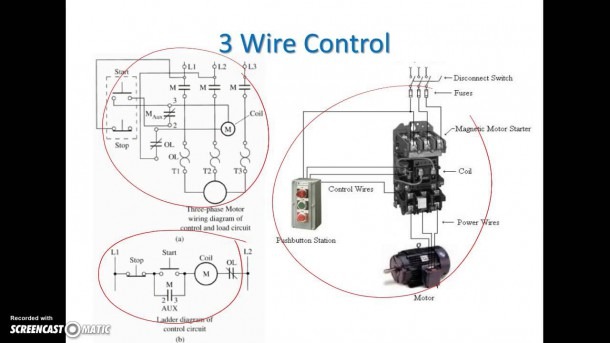 Wiring Diagram Of Motor Control