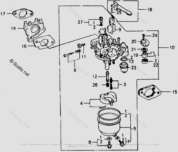 Honda Water Pump Parts Wt30x C Vin  Gc04