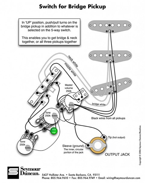 Seymour Duncan Stratocaster Wiring Diagram