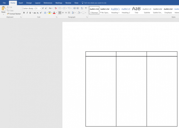 How To Create A Swimlane Diagram In Word